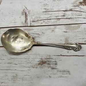 VTG 1901 Oneida Community Serving Spoon Silver Coronation Pattern 9"